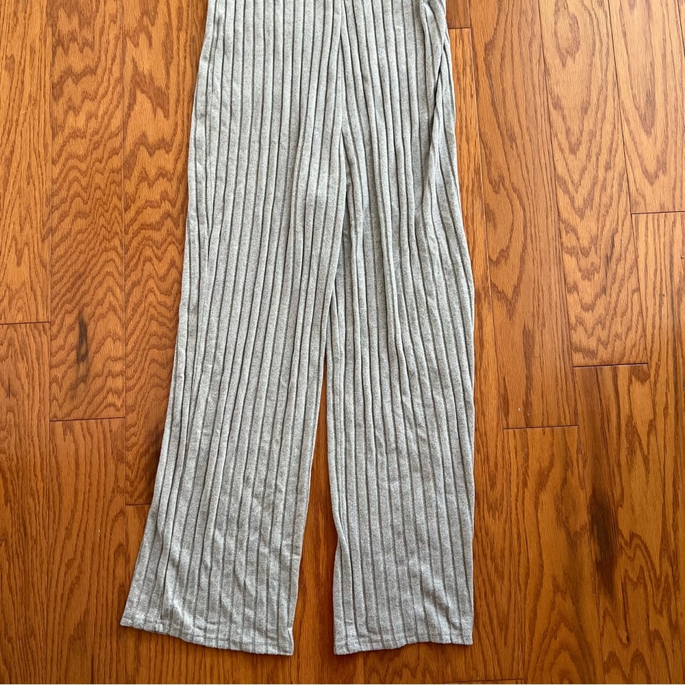 SHEIN Gray Ribbed Sleeveless jumpsuit XL extra large - Picture 3 of 10